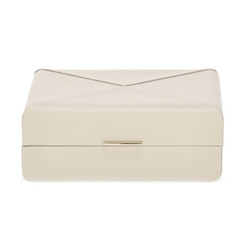 Caixa Decorativa em Mdf com Revestimento em Pu Off White 31cm 20779 Mart