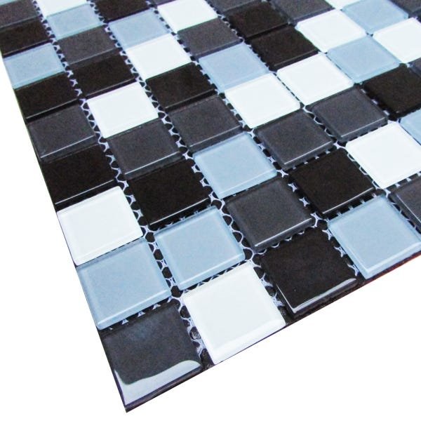 Kit 44 Pastilhas Adesivas De Vidro Decorativa 30cmx30cm D13 - 3