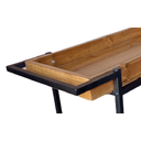 Ver imagem 2 de Adega/Carrinho de Chá Dubaí Estilo Industrial Gdecor - Madeira Maciça