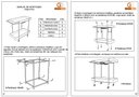 Ver imagem 6 de Adega/Carrinho de Chá Dubaí Estilo Industrial Gdecor - Madeira Maciça