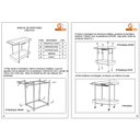 Ver imagem 6 de Adega/Carrinho de Chá Dubaí Estilo Industrial Gdecor - Madeira Maciça