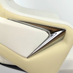 Cadeira Presidente Escritório Ergonômica Gogo Chair Deluxe Go-1009 - Branca - 5