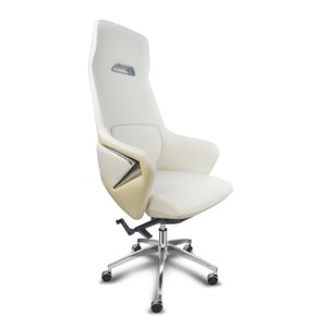 Cadeira Presidente Escritório Ergonômica Gogo Chair Deluxe Go-1009 - Branca