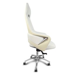 Cadeira Presidente Escritório Ergonômica Gogo Chair Deluxe Go-1009 - Branca - 2