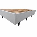 Ver mais imagens de Cama Box King Base Cama Box Estrutura Madeira Desmontável Cinza Claro