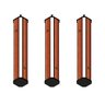 Pendente Led Esmeralda de Madeira Maciça Canto 36w 4000lm Bivolt com Corrente - 3