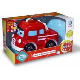Brinquedo para Bebe Bombeirinho C/luz e Som - 3