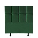 Ver imagem 1 de Cabeceira Poliana Cama Box Solteiro 100 Cm Suede Verde