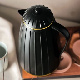 Garrafa Térmica de Plástico Carrossel Preta 1l - Wolff - 4