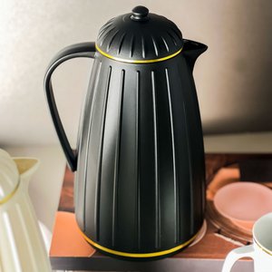 Garrafa Térmica de Plástico Carrossel Preta 1l - Wolff
