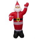 Ver imagem 1 de Papai Noel Gigante Inflavel 1 Metro 90cm Natal Natalino Decoraçao Festa Evento Casa Comercio Decorat