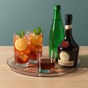 Ver imagem 2 de Kit 3 Bandejas Redondas para Servir 28cm Transparente Restaurante Bar Lanchonete Crippa