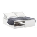 Ver imagem 5 de Cama Matrix 3 em 1 Solteiro/casal/bicama Reversível Compacta - Branco