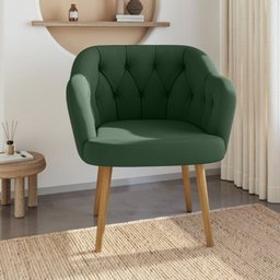 Poltrona Decorativa Bella em Veludo Just Time - 2