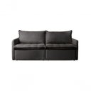 Ver imagem 5 de Sofá Retrátil Cama Califórnia para Sala 220 Cm Linho Preto