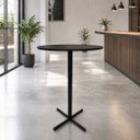 Ver imagem 2 de Mesa Alta Bistrô Industrial Área Gourmet Cali Cor: Preto - Kmj