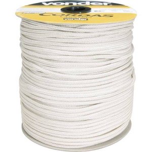 Corda multifilamento trançada 08 mm x 228 m branca Vonder