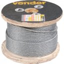 Ver imagem 1 de Cabo de aço galvanizado alma de fibra 318 mm - 1/8" 6 x 7 Vonder