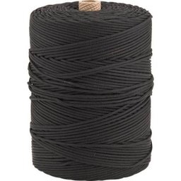 Corda Multifilamento Trançada 3,0mm 1,0kg 277 Metros Preta Vonder - 1
