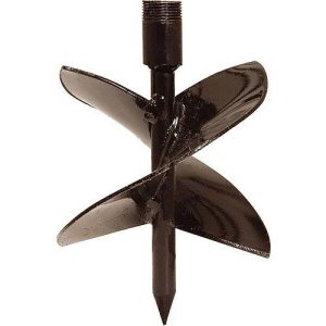 Trado/perfurador para terra 20 cm sem cabo Vonder