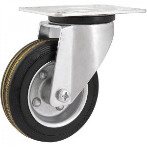 Rodízio Giratório Médio 8" Preto Vonder