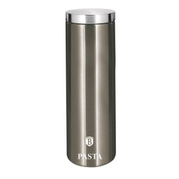 Pote p/ Macarrão Multiuso Inox 30cm Porta Mantimentos Alimento Espaguete Cereal Recipiente Hermético - 1