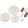 Jogo de rodas de pano para polimento com pasta Vonder - 1