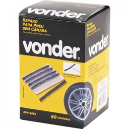 Reparo Para Pneu Sem Câmara 100 Mm Caixa com 60 Vonder - 2