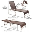 Ver imagem 6 de 3 Espreguiçadeiras e Mesa para Piscina, Área, Varanda Trama Original