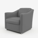 Ver imagem 1 de Milla Poltrona Decorativa para Consultório 12 Cores - Cinza