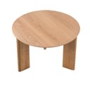 Ver imagem 4 de Mesa de Centro Orgânica Chanfrado Pé Madeira Complementos