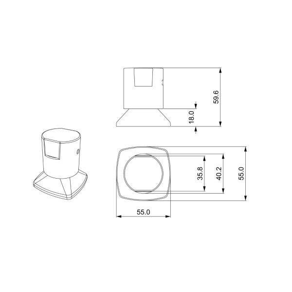 Acabamento Para Registro Água Quente/fria Black Ducon Metais - 4