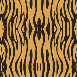 Papel De Parede Adesivo Lavável Listras De Tigre 6m - 1