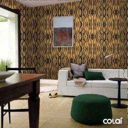 Papel De Parede Adesivo Lavável Listras De Tigre 6m - 3