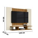 Ver imagem 3 de Painel EJ Off White/Freijó – EJ Móveis