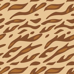 Papel De Parede Adesivo Lavável Manchas De Hienas 3m - 1