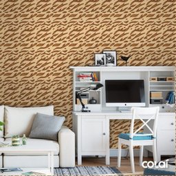 Papel De Parede Adesivo Lavável Manchas De Hienas 3m - 2