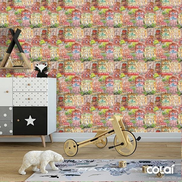 Papel De Parede Adesivo Lavável Pelourinho 18m - 5
