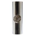 Ver imagem 1 de Vaso Tubo Cilindrico Aco Inox Grande