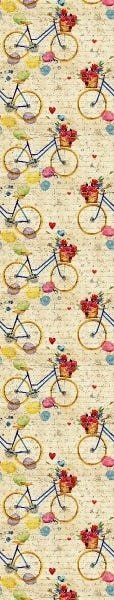 Papel De Parede Adesivo Lavável Bicicleta Retrô 12m - 7
