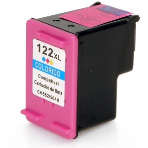 Cartucho de Tinta Colorido Compatível 122xl 122 para Hp Deskjet 1000 J110a 2000 J210a 2050 J510a 305