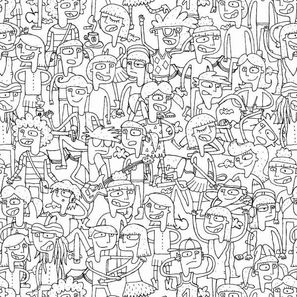 Papel De Parede Adesivo Lavável Festa 12m - 1