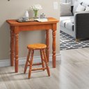 Ver imagem 6 de Conjunto Sala de Jantar com Mesa Dobrável e 4 Banquetas Multimóveis Cr50117 Mel