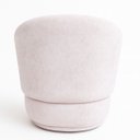 Ver imagem 6 de Poltrona Orgânica Bouclé Redonda para Sala Quarto Recepção Confortável Elegante Divani