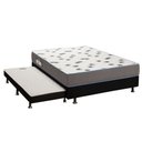 Ver imagem 1 de Cama Box Crc Casal +Colchão D33 Espuma Light Ortobom 138x188