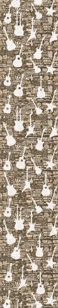 Papel De Parede Adesivo Lavável Musical 9m - 7