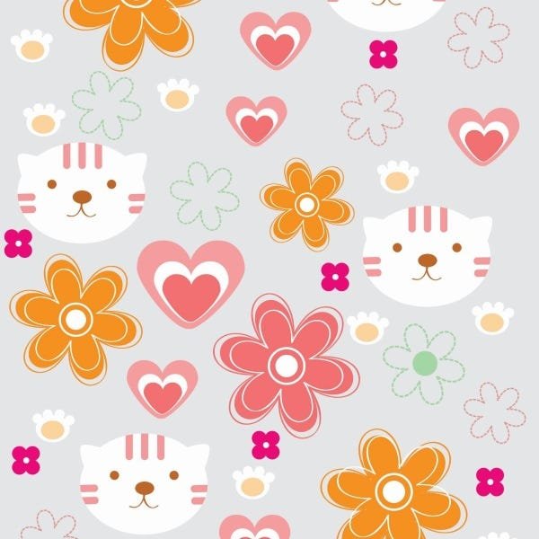 Papel De Parede Adesivo Lavável Primavera Fundo Cinza 9m - 1