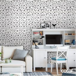 Papel De Parede Adesivo Lavável Óculos 9m - 4