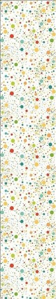 Papel de Parede Adesivo Lavável Bolas de Tintas 12m - 7