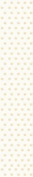 Papel de Parede Adesivo Lavável Coroas Douradas 12m - 7